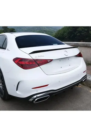 Mercedes w206 c serisi 2021+ c63s spoiler piano black