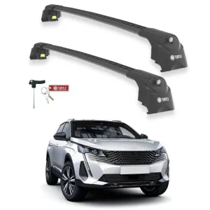 Turtle Peugeot 3008 (P84) 2017-2024 Ara Atkı Air2 Siyah