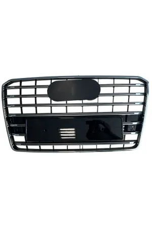 Audi a8 s8 ön panjur ızgara krom siyah 2014 / 2017
