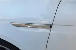 OMSA Renault Megane 4 HB Krom Ön Tampon Alt Çıta 7 Parça 2021 ve Sonrası - Görsel 2