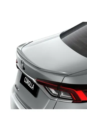 Toyota corolla bagaj üstü spoiler ince siyah boyalı 2019+ thumb 2