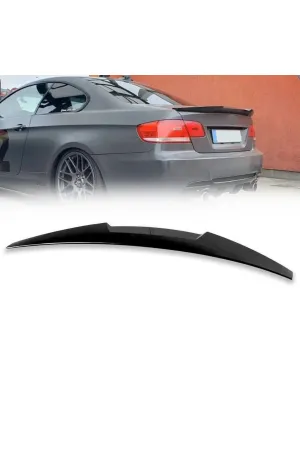 Bmw e92 bagaj üstü spoiler yarasa siyah boyalı plastik 2005 / 2012 thumb 2