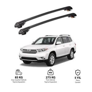 TOYOTA HIGHLANDER 2008-2013 TRX1 Thunder Carrier Kilitli Ara Atkı Siyah thumb 1