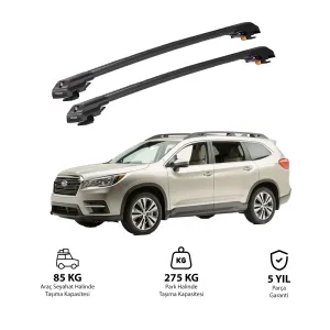 SUBARU ASCENT 2019 ve Sonrası TRX1 Thunder Carrier Kilitli Ara Atkı Siyah thumb 1