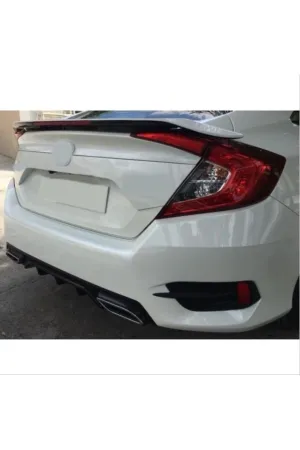 Honda civic fc5 uyumlu turbo spoiler si ışıklı boyasız 2016+ thumb 2
