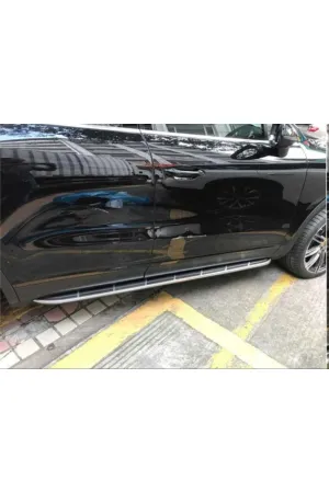 Porsche Cayenne Uyumlu 2010-2017 Oto Yan Basamak Side Step Oem Square Style
