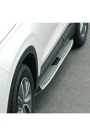 Hyundai Santa Uyumlu Fe 2019- Yan Basamak Koruma Side Step Bmw Style - Görsel 2