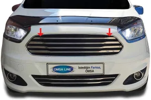 OMSA Ford Courier Krom Ön Panjur 4 Parça 2014-2017 Arası - Görsel 2