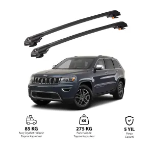 JEEP GRAND CHEROKEE 2005-2020 TRX1 Thunder Carrier Kilitli Ara Atkı Siyah thumb 1