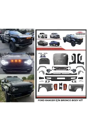 Ford ranger t6 t7 t8 bronco body kit tampon seti komple thumb 2