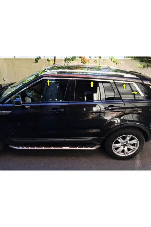 Land Rover Range Rover Evoque 2012-2017 Krom Cam Üst Çıtası 8P