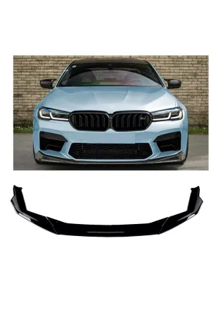 Bmw f90 lci m5 ön tampon altı lip pianoblack 2020 / 2023