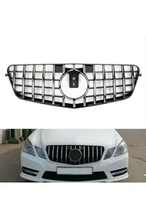 Mercedes w212 gtr amg ön panjur ızgara seti krom 2009 / 2012 thumb 3