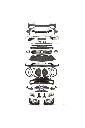 Mercedes glc coupe glc63s facelift body kit seti dönüşüm