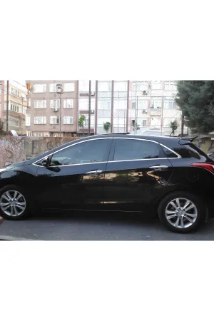 Hyundai i30 2012-2016 Krom Cam Üst Çıtası Aksesuarı 10 Parça