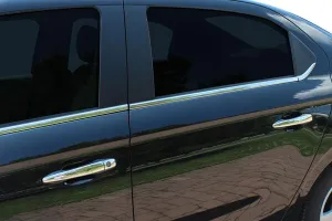 OMSA Peugeot 301 SD Krom Cam Alt Çıtası 6 Parça 2012 ve Sonrası - Görsel 2
