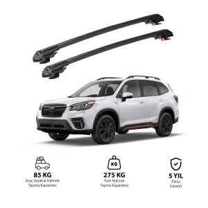 SUBARU FORESTER 2019 ve Sonrası TRX1 Thunder Carrier Kilitli Ara Atkı Siyah thumb 1