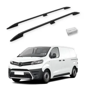 Turtle Toyota Proace (Mk2) 2013-2016 / Kısa Şasi Tavan Çıtası Crown Siyah thumb 1