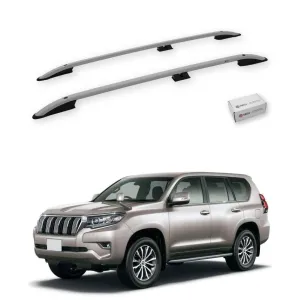 Turtle Toyota Land Cruiser Prado (J150) 2010-2023 Tavan Çıtası Crown Gri thumb 1
