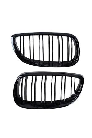 Bmw e92 e93 m3 ön böbrek panjur ızgara 2006 / 2009 çift tırnak thumb 2