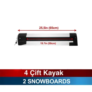 Kayak ve Snowboard Taşıyıcı 4'lü Taşıyıcı - Görsel 2