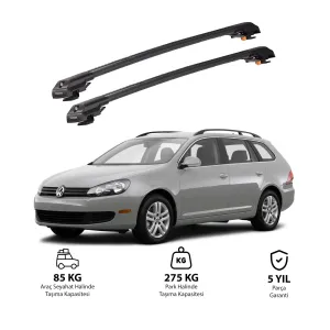 VOLKSWAGEN JETTA SW 2009-2014 TRX1 Thunder Carrier Kilitli Ara Atkı Siyah thumb 1