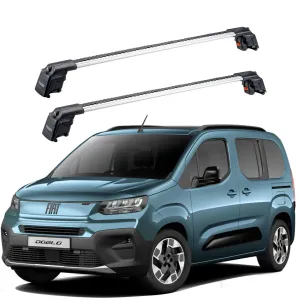 FIAT DOBLO 2024 - Sonrası TRX2 Thunder Carrier Kilitli Ara Atkı Gri thumb 1