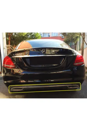 Mercedes W205 C Serisi Comfort 2018-2019 Tampon Alt Çıta Difüzör