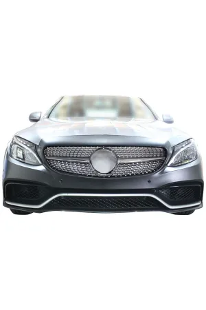 Mercedes w205 c63 ön tampon seti thumb 2