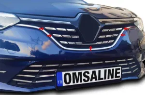 Omsa Renault Megane 4 Hb Krom Ön Panjur 5 Parça 2021 Ve Sonrası