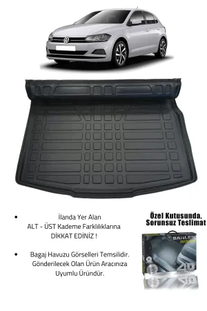 Sahler Peugeot 3008 2024+ Hybrid Uyumlu 4.5D Premium Havuzlu Oto Paspas ve Liner Marka 3D Alt Bagaj Havuzu - Görsel 2