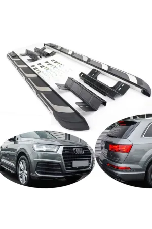 Audi Q7 Uyumlu 2016 Sonrası Yan Basamak Square Style Parça