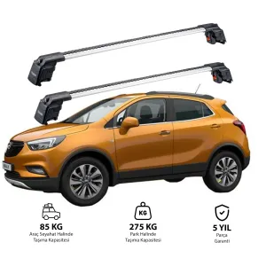 OPEL MOKKA X 2016-Sonrası TRX2 Thunder Carrier Ara Atkı Gri