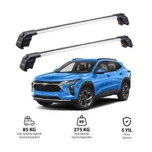 CHEVROLET TRAX 2013 ve Sonrası TRX2 Thunder Carrier Ara Atkı Gri thumb 1