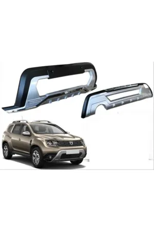 Dacia duster ön ve arka tampon koruma difüzör 2018+ thumb 2