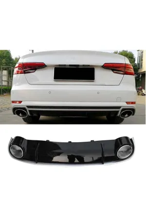 Audi a4 RS4 arka tampon difüzörü komple sedan 2016+ b9