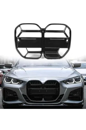 Bmw g26 m4 cs ön böbrek panjur pianoblack 2021+