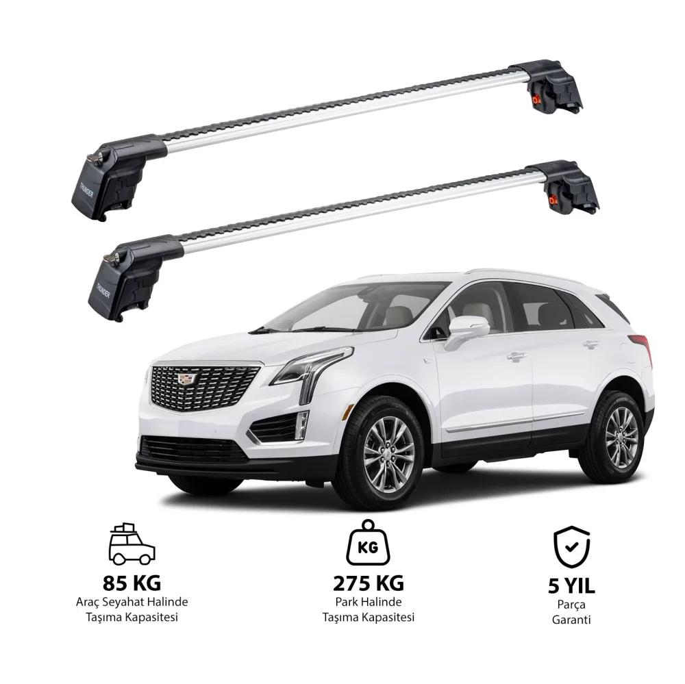 CADILLAC XT5 2016-2023 TRX2 Thunder Carrier Ara Atkı Gri
