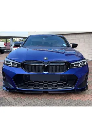 Bmw G20 lci m ön tampon altı lip pianoblack type 2 2022+ thumb 2