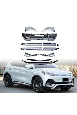 Byd atto 3 body kit tampon ekleri seti pianoblack thumb 3