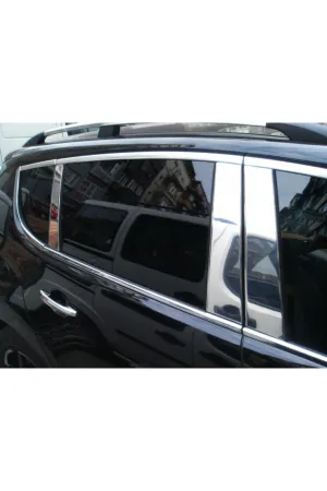 Peugeot 3008 Krom Cam Altı Çıtası Kapı Direk Aksesuarı 14p