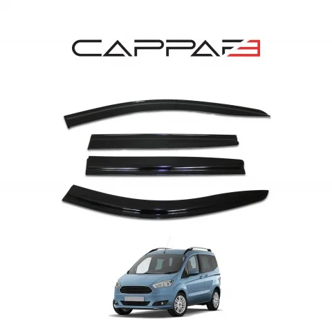 Courier 2014-2018 Yıl Aralığı Uyumlu Cam Rüzgarlığı 4 Parça
