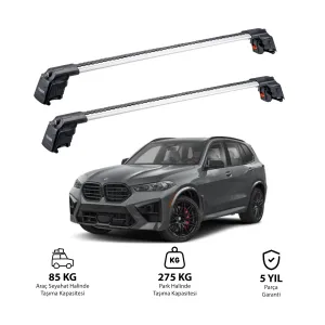 BMW X5 2019 - Sonrası TRX2 Thunder Carrier Ara Atkı Gri thumb 1