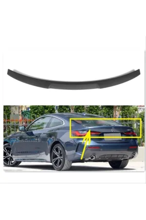 Bmw g22 m4 bagaj üstü spoiler piano black 2021+ thumb 4