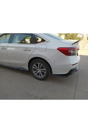 Honda civic fe1 uyumlu arka flap takımı pianoblack 2022+ thumb 3