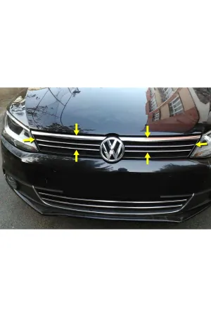 Volkswagen Jetta 2011-2013 Krom Ön Panjur 2015 Görünümlü 6 Parça