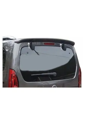 Citroen berlingo bagaj üstü spoiler siyah boyalı 2008 / 2018 thumb 3