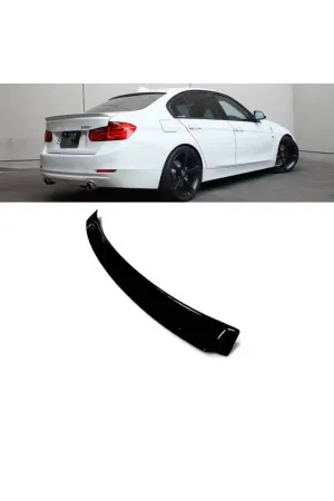 Bmw f30 cam üstü spoiler siyah boyalı plastik 2013 / 2018 thumb 2