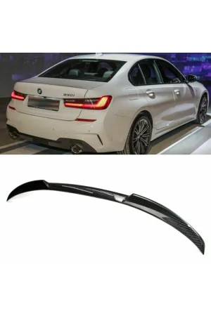 Bmw g20 m3 yarasa bagaj üstü spoiler karbon 2019+ thumb 2