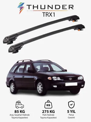 TOYOTA COROLLA 2000-2006 TRX1 Thunder Carrier Kilitli Ara Atkı Siyah thumb 1